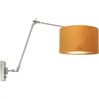 Steinhauer Wandlamp Prestige Chic 8111ST met goud velours kap