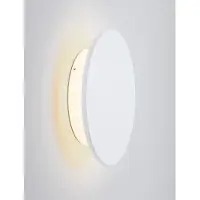 Nova Luce Ronde wandlamp Copper wit Ø 24cm