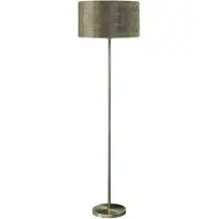 Highlight Vloerlamp Project koper brons met bruine kap
