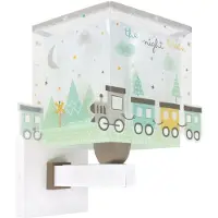 DALBER Wandlamp Night Train grijs glow in the dark