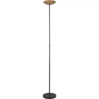 Masterlight Design vloerlamp Scala zwart met goud Ø 25cm