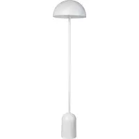 Expo Bobby vloerlamp 2xE27 ronde metalen kap mat wit