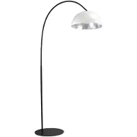 Masterlight Staanlamp Industria 186 wit met zilver