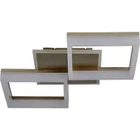 Searchlight Plafondlamp Fence goud