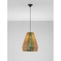 Lyora Hanglamp Dena Ø 39cm bruin met groen