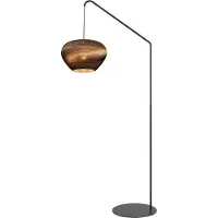 Masterlight Think Paper vloerlamp Cartone zwarte voet