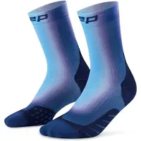 Cep Core Run EDT. GRADIENT Socks Mid Cut 5.0, hardloopsokken, heren, blauw