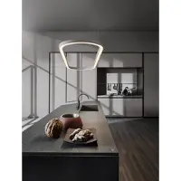 Lyora Ovale hanglamp Cuppe wit