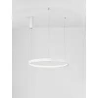 Lyora Ronde hanglamp Perrine wit Ø 60cm