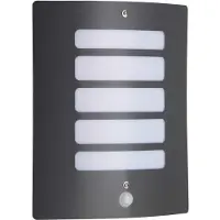 Brilliant Outdoor wall light with sensor TODD - - Anthracite - Metal/Plastic - IP44