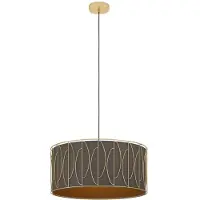 Eglo Moderne hanglamp Corojal cappuccino met goud