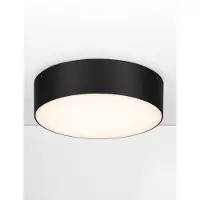 Lyora Ronde plafondlamp Judi Ø 21cm antraciet