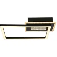 Searchlight Plafondlamp Quadrate zilvergrijs