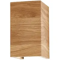 FISCHER&HONSEL GMBH Led wandlamp Shine-Wood 18cm hoog
