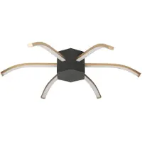 Highlight Plafondlamp Spider Zwart/Goud Klein