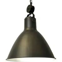 Masterlight Landelijke industrie hanglamp Industria 58 Block antraciet koper