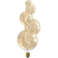 Calex Alicante XXL Goud - E27 LED Lamp - Filament Lichtbron Dimbaar - 4W - Warm Wit Licht