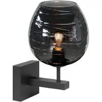 Highlight Wandlamp Fantasy Zwart Met Glas