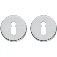 Intersteel Rozet Sleutelgat Rond Chroom Mat