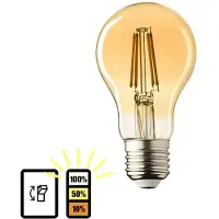 Lyora Dimbare E27 - 4W - 2500K - 3staps