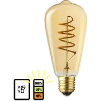 Lyora Dimbare E27 - 4W - 2500K - 3stap