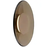 Pure Wandlampe , Moon, dimbare, Brons / Oudmessing, Woonkamer, Glas, Modern