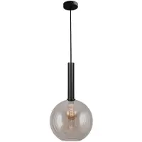 Masterlight Hanglamp Ø 30cm Bella 2 Zwart met goud glas