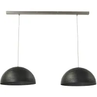Masterlight Zwarte eettafellamp Concepto 2x45