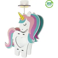DALBER Kinderkamer Hanglamp Unicorns Zwart Met Wit Venster