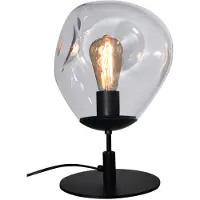 Masterlight Tafellamp Lava Ø 24cm helder glas