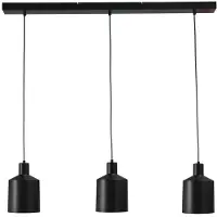 Masterlight Leuke eettafellamp Boris Concepto 3x14 zwart