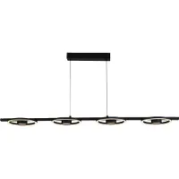 Searchlight 4 Lichts Moderne Hanglamp Space Zwart