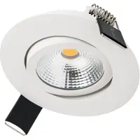 Lyora Platte inbouwspot Lux Slim 3000K - wit