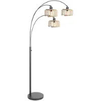 Steinhauer BambØ Vloerlamp Sparkled Light Met Zwart