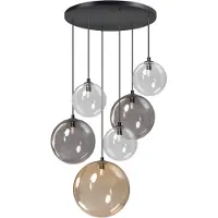Eth Vide hanglamp Shelly 6-lichts