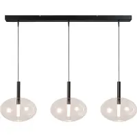Masterlight 3L hanglamp Ø 24cm Lido Onion met helder glas