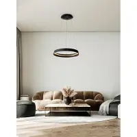Lyora Design hanglamp Ormi Ø 45cm zwart