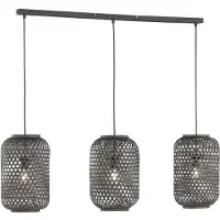 FISCHER&HONSEL GMBH Rotan hanglamp Calla zwart