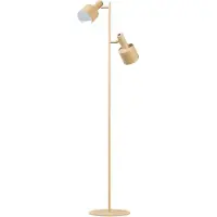 Eth Design Vloerlamp Sledge 2 Lichts Zand Bruin
