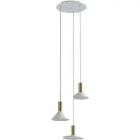 Lyora 3-lichts vide hanglamp Hermanos