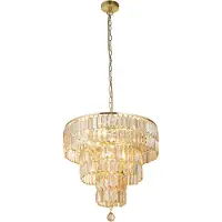 Searchlight Empire 5LT Hanglamp Champagne