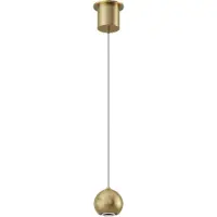 Artdelight Hanglamp bol Miami goud Ø 10cm