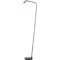 Expo ETH Barry Vloerlamp led 1x3w 2700k zwart+mat messing
