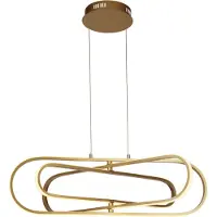 Searchlight Strakke gouden hanglamp Clip