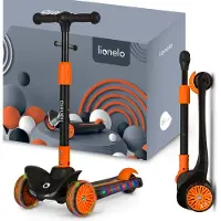 Lionelo Timmy Kinderstep - Balansstep voor kinderen - van 3 jaar - tot 50kg - verstelbaar - LED wielen - Anti-slip platform - Inklapbaar stuur - Verlichting in wielen & deck - Geen montage nodig