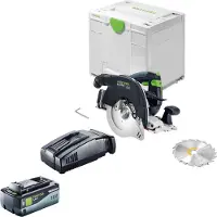 Festool HKC 55 KEB-Basic accu-handcirkelzaag 18 V 160 mm borstelloos + 1x accu 8,0 Ah + oplader + Systainer