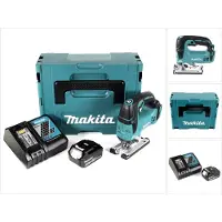 Makita DJV 182 RG1J accu decoupeerzaag 18V borstelloos + 1x oplaadbare accu 6.0Ah + lader + Makpac