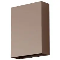 Artdelight Strakke wandlamp Memphis brons geborsteld
