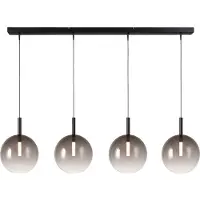 Masterlight 4L hanglamp Ø24cm Lido Ball met smoke-fading glas