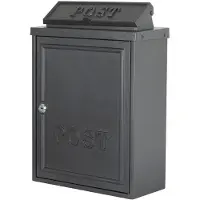 Ks Verlichting Antraciete brievenbus Postbox B6